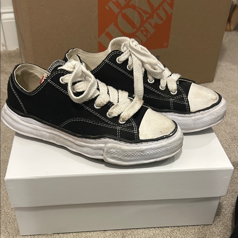 Miharayasuhiro Black and White Sneakers